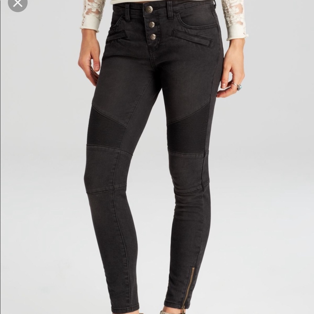 FREE PEOPLE MOTO PANTS